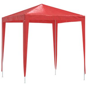 vidaXL &Scaron;ator za zabave 200 x 200 x 240 cm Crvena PE i čelik
