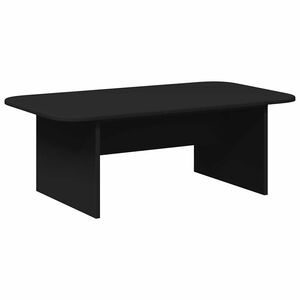 vidaXL Kava Stol Crna 93 x 53 x 33 cm Konstruirano drvo