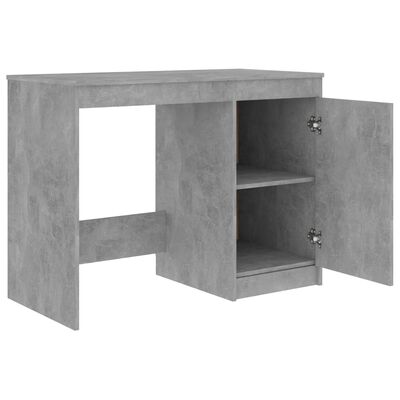 vidaXL Radni stol siva boja betona 100 x 50 x 76 cm od iverice
