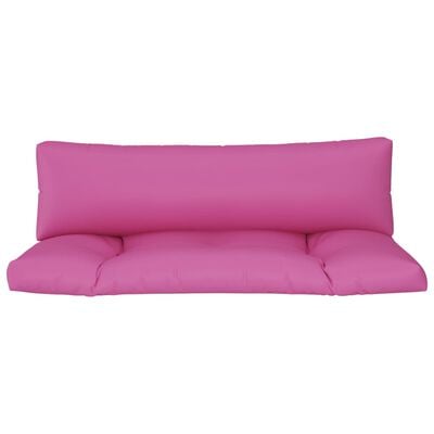 vidaXL Jastuci za palete 2 kom ružičasti od tkanine Oxford