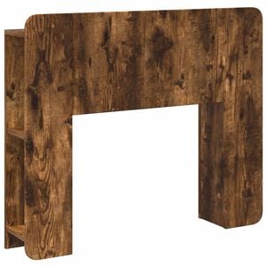 vidaXL Glava kreveta s ormarićem Dimljeni hrast Konstruirano drvo