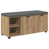vidaXL Klupa za hodnik Zanatski Hrast 100 x 38 x 46 cm