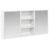 vidaXL Set ormarića za kupaonicu s policom 3 pcs 126 x 16 x 62.5 cm