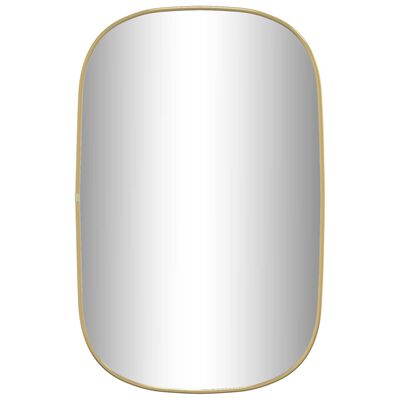 vidaXL Zidno ogledalo zlatna 70x45 cm