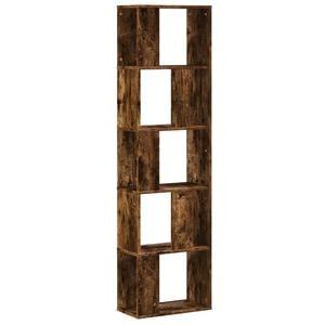 vidaXL Regal za knjige s 5 razina boja hrasta 45x23,5x162,5 cm drveni