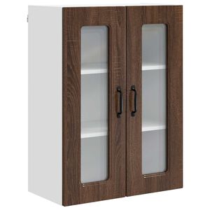 vidaXL Ploča za perilicu posuđa Kalmar Smeđi hrast 60 x 31 x 80 cm