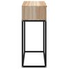 vidaXL Konzolni stol 80 x 30 x 75 cm od konstruiranog drva i željeza