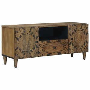 vidaXL TV ormar Smeđa 105 x 33 x 46 cm Čvrsto drvo manga