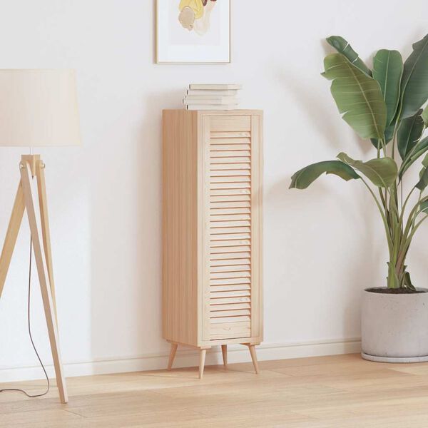 vidaXL Dizajn vrata ormarića s rešetkama 99x29,5 cm Puno drvo bor