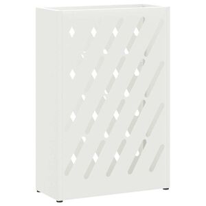vidaXL Stalak za ki&scaron;obrane Bijela 28 x 12 x 41 cm Čelik