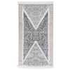 vidaXL Tepih crno-sivi 120 x 180 cm pamučni