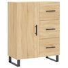 vidaXL Komoda boja hrasta sonome 69,5x34x90 cm od konstruiranog drva