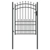 vidaXL Vrata ograde s bodljama EMMEN 104 x 134,5 cm