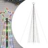 vidaXL LED božićno drvce sa &scaron;iljcima 1534 LED &scaron;areno 500 cm