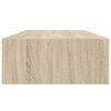vidaXL Zidne police s ladicom 2 kom boja hrasta 60 x 23,5 x 10 cm MDF