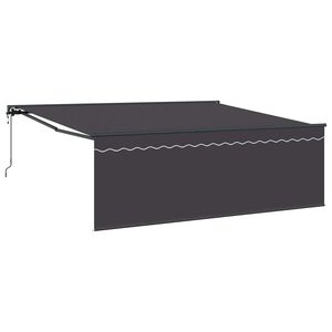vidaXL Okvir tende Žuta i bijela 350 x 250 cm Poliester s PU premazom