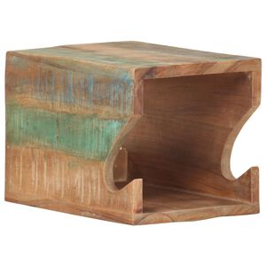 vidaXL Zidni stalak za bicikl 35 x 25 x 25 cm masivno obnovljeno drvo