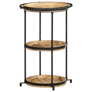 vidaXL Bočni stolić &Oslash;55x83 cm od masivnog drva manga