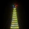 vidaXL LED božićno drvce 1544 LED šarene 500 cm
