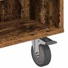 vidaXL Stolić sa kotačima Staro drvo 90 x 50 x 30 cm Konstruirano drvo