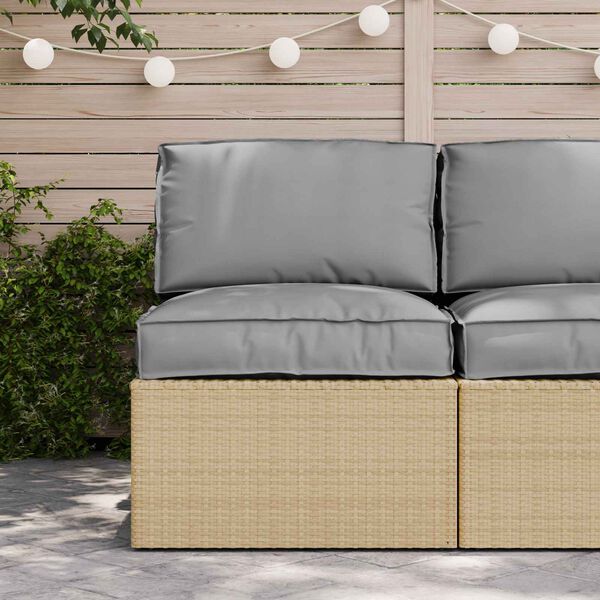 vidaXL Set jastučića za palete 2 pcs Siva Oxford tkanina