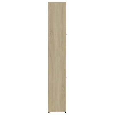 vidaXL Kupaonski ormarić boja hrasta sonome 30x30x183,5 cm drveni