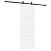 vidaXL Klizna vrata ORKDAL Bijelo 73,5 x 198,5 cm Čvrsto borovo drvo