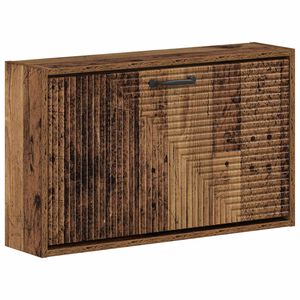 vidaXL Ormar za cipele na zidu HAARLEM 71 x 17 x 43 cm Staro drvo