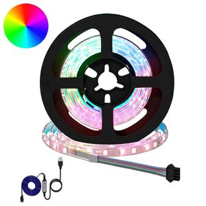 vidaXL LED traka 2 kom. Crna i prozirna Bakar i plastika