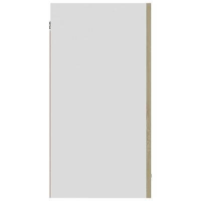vidaXL Viseći ormarić boja hrasta 80 x 31 x 60 cm konstruirano drvo