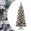 vidaXL Umjetno božićno drvce s kuglicom 150 cm 150 LED lampica