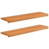 vidaXL Prozorske klupice 2 kom. Svijetlosmeđa 100 x 30 x 2 cm