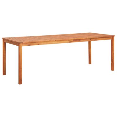 vidaXL Vrtni stol od masivnog bagremovog drva 215 x 90 x 74 cm