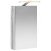 vidaXL Kupaonski ormar s ogledalom Siva Sonoma 30 x 10,5 x 50 cm