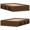 vidaXL Okvir za krevet smeđa boja hrasta 120x200 cm