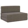 vidaXL Sofa na razvlačenje Svjetlosiva 100 x 80 x 60 cm Tkanina