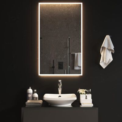 vidaXL LED kupaonsko ogledalo 60x100 cm