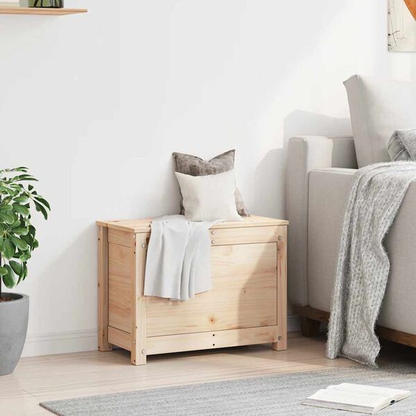 vidaXL Kutija za pohranu 60x32x45,5 cm od masivne borovine