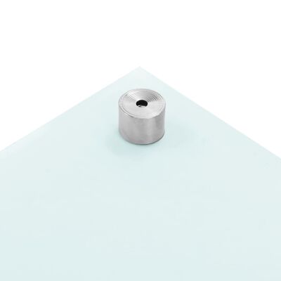 vidaXL Kuhinjska zaštita od prskanja bijela 70 x 60 cm kaljeno staklo