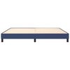 vidaXL Okvir za krevet s oprugom plavi 200x200 cm od tkanine