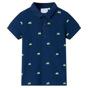 vidaXL Dječja polo majica modra 92
