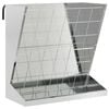 vidaXL Hranilica za sijeno Srebrna 71 x 33 x 70 cm 5 kg