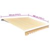 vidaXL Platno za tendu narančasto-bijelo 4,5 x 3 m