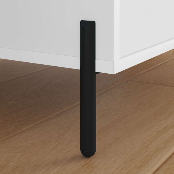 vidaXL Noge namje&scaron;taja 2 pcs Crna 0 Željezo