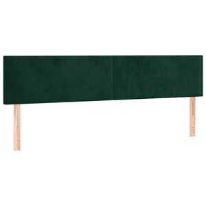 vidaXL Uzglavlja tamnozelena 160x5x78/88 cm bar&scaron;unasta