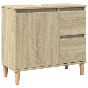 vidaXL Kupaonski ormarić boja hrasta 65x33x60 cm konstruirano drvo