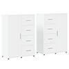 vidaXL Komoda 2 kom bijela 60x31x84 cm od konstruiranog drva