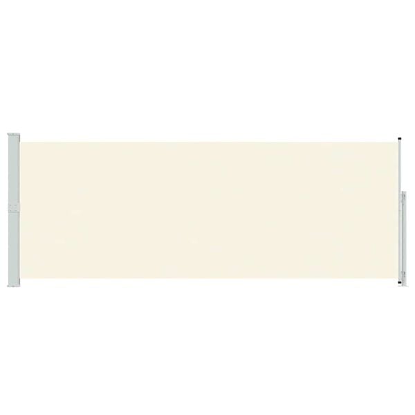 vidaXL Uvlačiva bočna tenda za terasu 180 x 500 cm krem