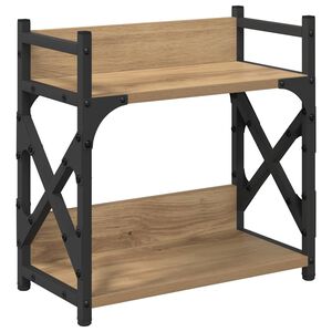 vidaXL Držač za printer Umjetnički hrast 40 x 20 x 40 cm