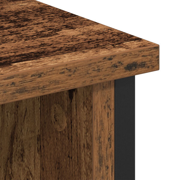 vidaXL Set TV komoda Staro drvo 100 x 35 x 45 cm Konstruirano drvo